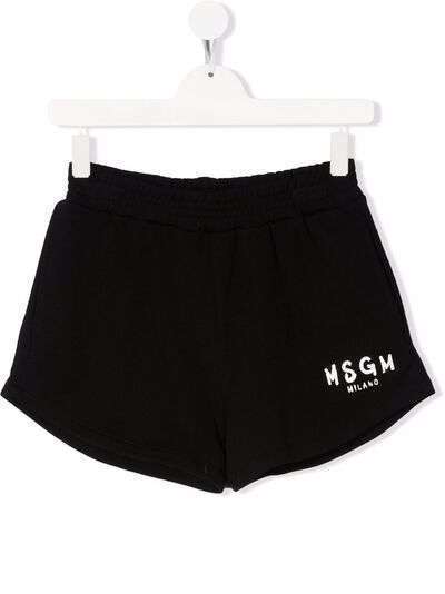 MSGM Kids шорты с логотипом