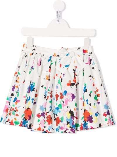 Il Gufo мини-юбка с цветочным принтом