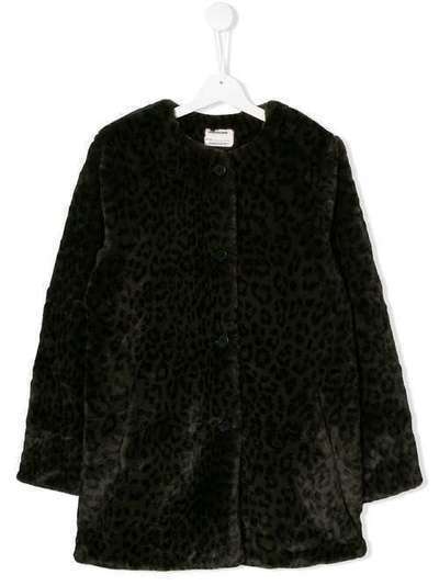 Zadig & Voltaire Kids пальто с леопардовым принтом X16034656