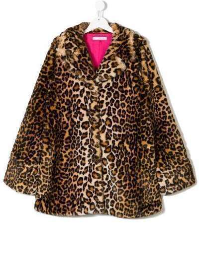 Vivetta Kids TEEN leopard print coat VB641