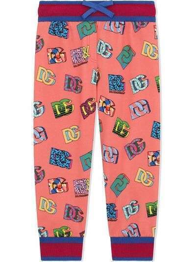 Dolce & Gabbana Kids спортивные брюки 80s с логотипом