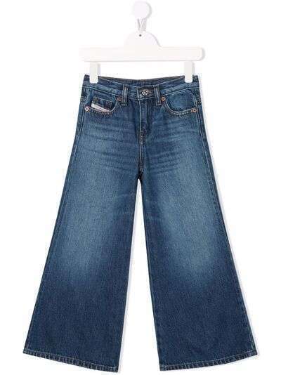 Diesel Kids широкие джинсы с завышенной талией