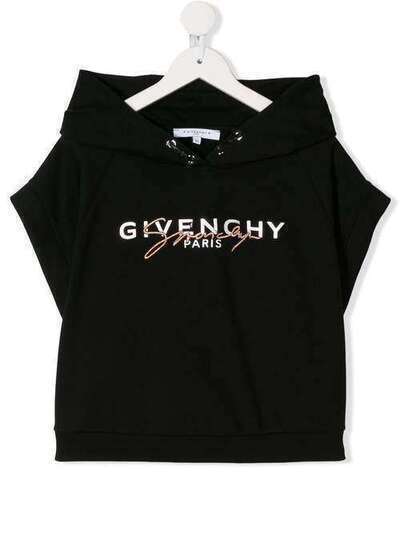 Givenchy Kids худи с рукавами кап и логотипом H1516509B