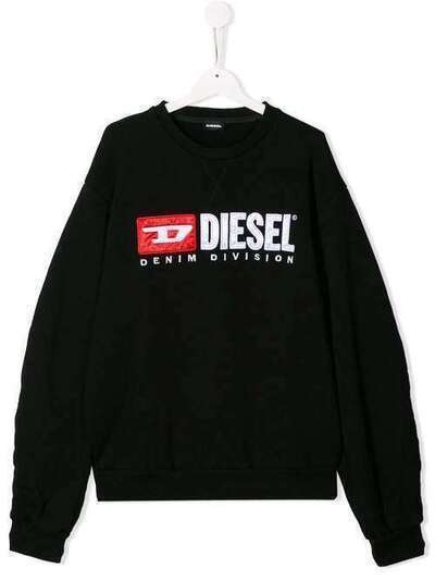Diesel Kids толстовка с вышитым логотипом 00J4IU0IAJH