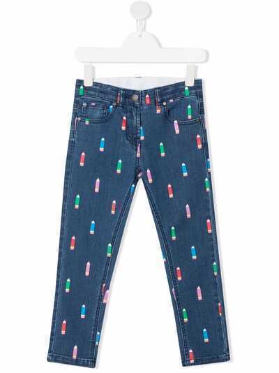 Stella McCartney Kids джинсы с принтом