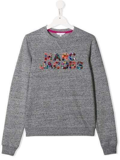 Little Marc Jacobs свитер с декорированным логотипом W15452A22