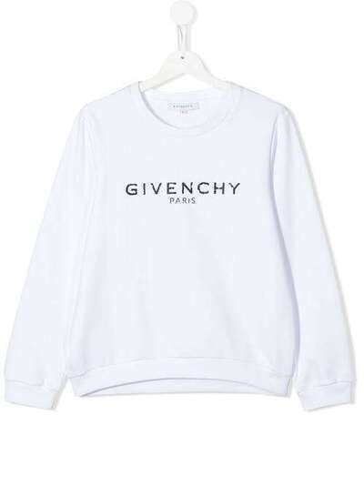 Givenchy Kids пуловер с длинными рукавами и логотипом H1514010B