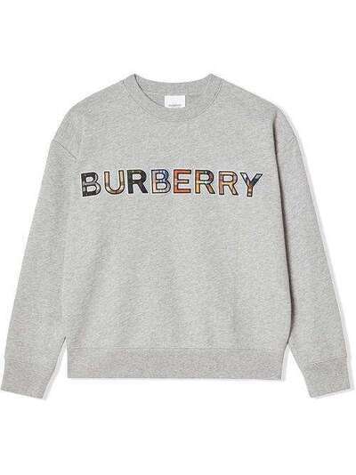 Burberry Kids толстовка с логотипом 8022661