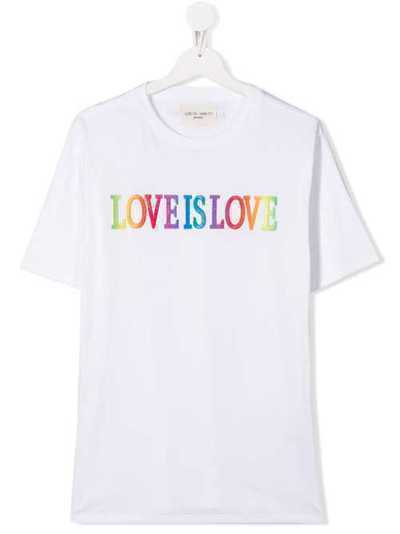 Alberta Ferretti Kids футболка Love Is Love 22153001