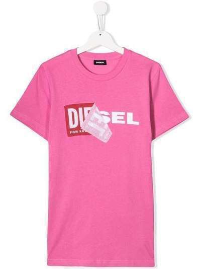 Diesel Kids футболка с логотипом 00J3ZN00YI9