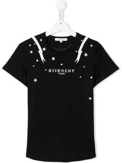 Givenchy Kids футболка с логотипом H1513009B