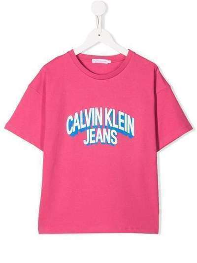 Calvin Klein Kids футболка с логотипом IG0IG00103