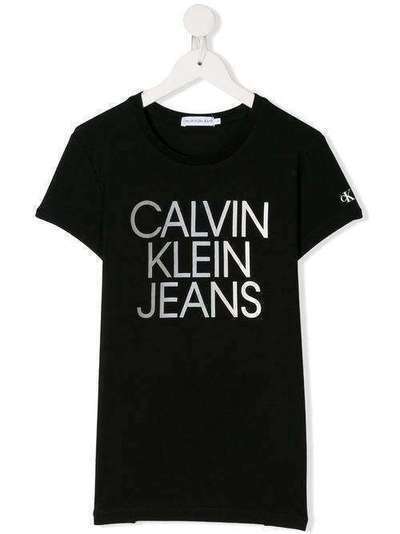 Calvin Klein Kids футболка с логотипом IG0IG00492
