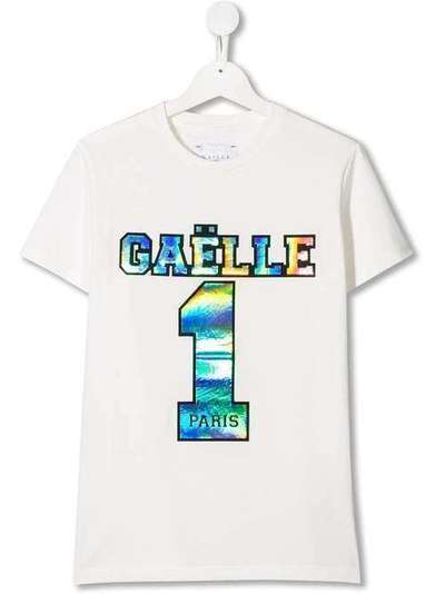 Gaelle Paris Kids футболка с логотипом 2731M0032