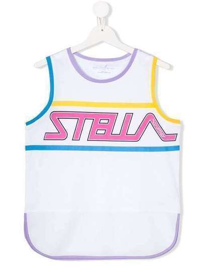 Stella McCartney Kids спортивный топ с логотипом 588705SOJ85