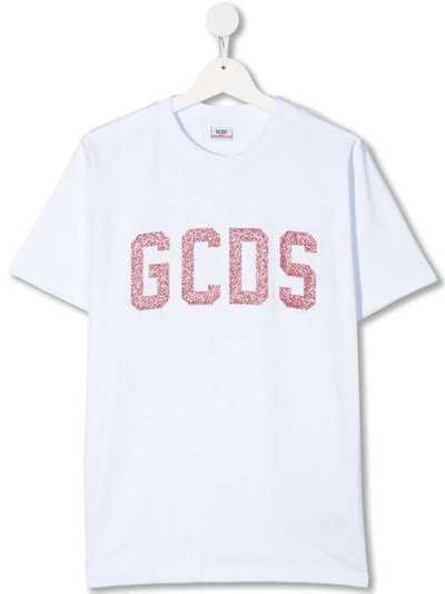 Gcds Kids футболка с логотипом из блесток 22738C042T