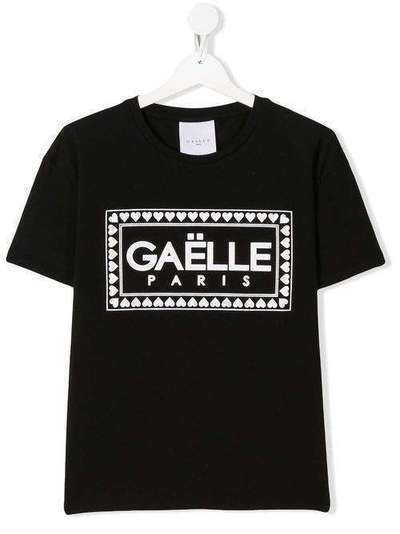Gaelle Paris Kids футболка с круглым вырезом и логотипом M0254