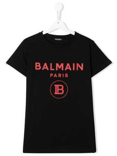 Balmain Kids футболка с логотипом 6L8070LX16093RO