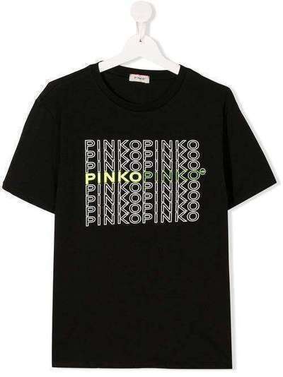 Pinko Kids logo print T-shirt 22266