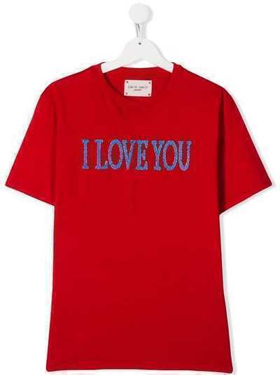 Alberta Ferretti Kids футболка I Love You 22146