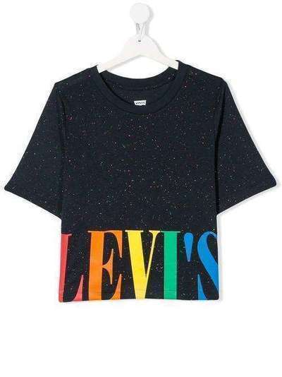 Levi's Kids футболка с эффектом разбрызганной краски EA835C8U