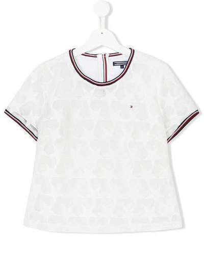 Tommy Hilfiger Junior футболка со звездами и панелями из сетки KG0KG03267