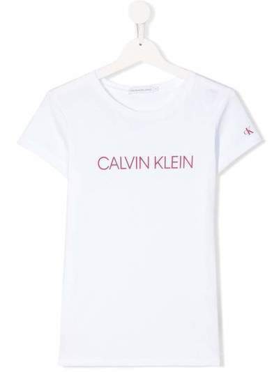 Calvin Klein Kids футболка из джерси с логотипом IG0IG00380