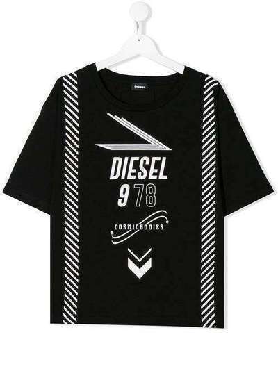 Diesel Kids футболка с логотипом 00J4SW00YI9