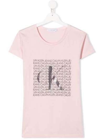 Calvin Klein Kids футболка с логотипом IG0IG00521TBV