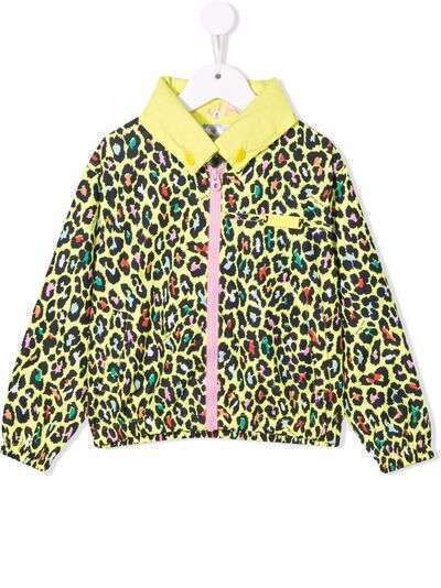 The Marc Jacobs Kids куртка на молнии с леопардовым принтом