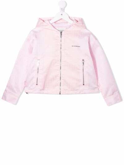 Givenchy Kids куртка с капюшоном и логотипом 4G