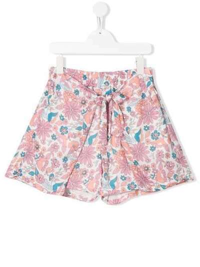 Chloé Kids шорты Formentera с цветочным принтом C14611Z46