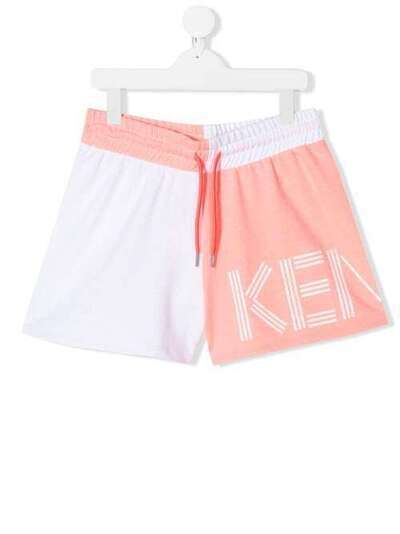 Kenzo Kids шорты в стиле колор-блок KQ26048