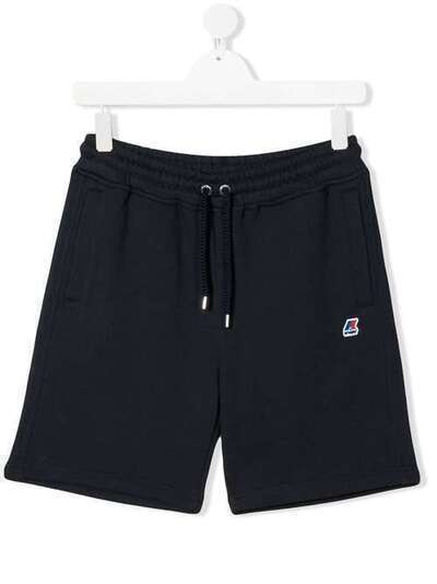 K Way Kids TEEN logo-patch track shorts K0070S0