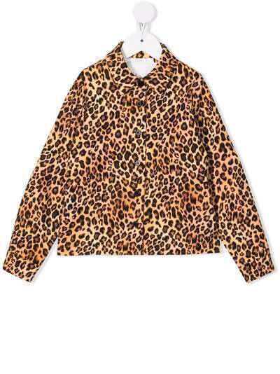Caroline Bosmans куртка-рубашка с леопардовым принтом