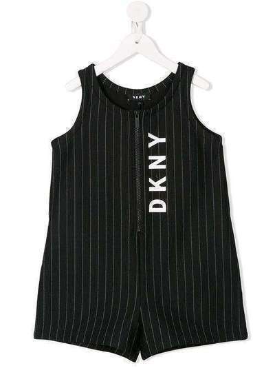 Dkny Kids полосатый комбинезон свободного кроя D3498309B