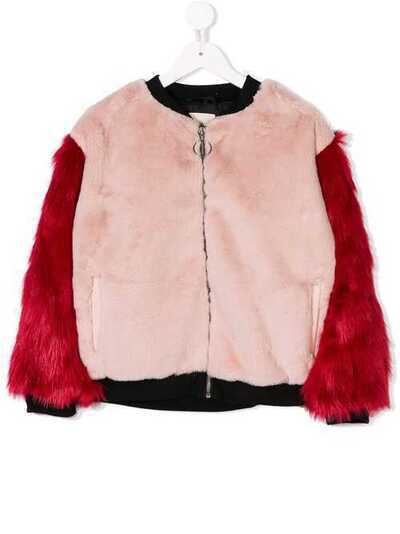 Andorine faux fur bomber jacket ADW1824A
