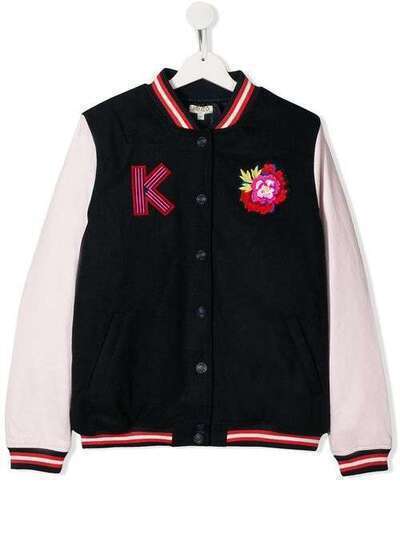 Kenzo Kids куртка-бомбер с вышивкой Japanese Dragon