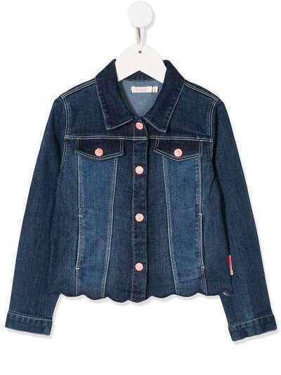 Billieblush джинсовая куртка с вышивкой пайетками U16241Z40
