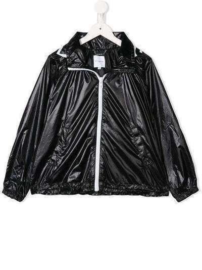 Givenchy Kids куртка на молнии с капюшоном H1605609B