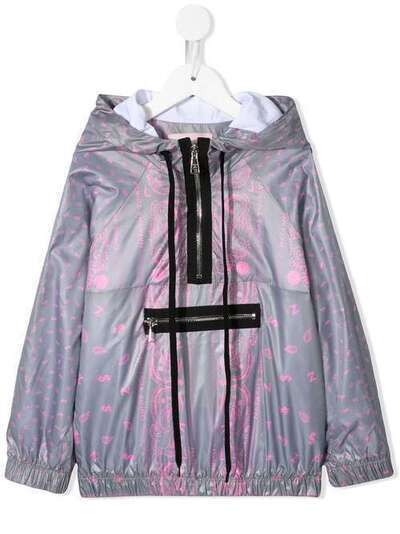 Natasha Zinko Kids непромокаемая куртка с молнией и логотипом FW19MNZ51235
