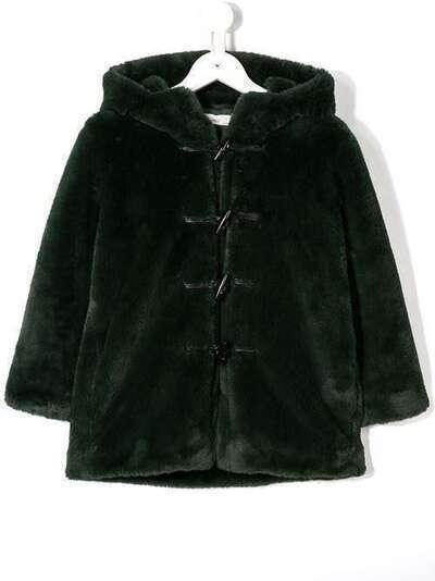Stella McCartney Kids пальто с капюшоном 566854SNK84