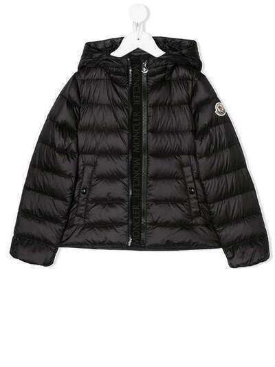 Moncler Kids пуховик с нашивкой-логотипом 1A10910C0428