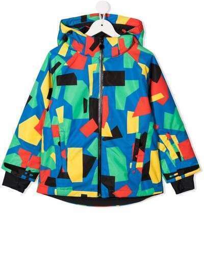 Stella McCartney Kids куртка с абстрактным принтом