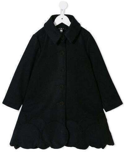 Owa Yurika пальто с декорированным подолом ODR09