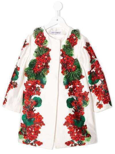 Dolce & Gabbana Kids пальто с пайетками L53C38G7SFR