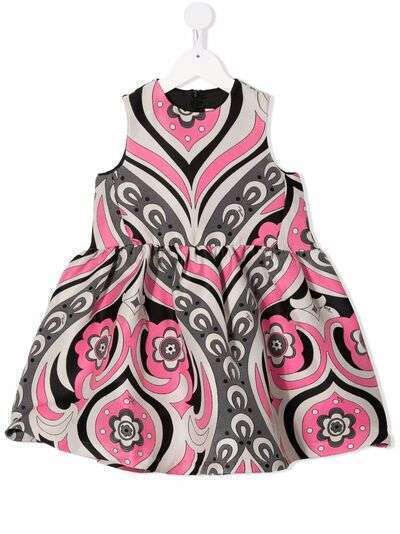 Emilio Pucci Junior платье без рукавов с цветочным принтом