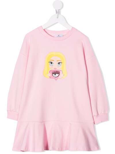 Chiara Ferragni Kids платье Chiara Mascot