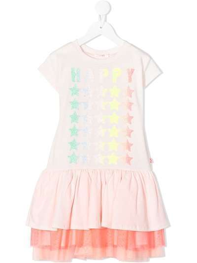 Billieblush платье-футболка Happy Star