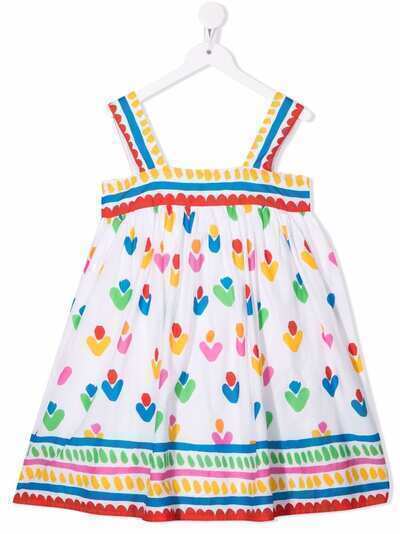 Stella McCartney Kids платье с графичным принтом